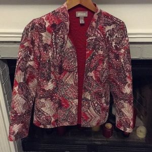 Women’s Red Chico’s Jacket, Size 0